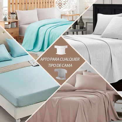 BedLock | Fijador de Sábanas | PACK 4 unds | para cualquier tamaño de cama