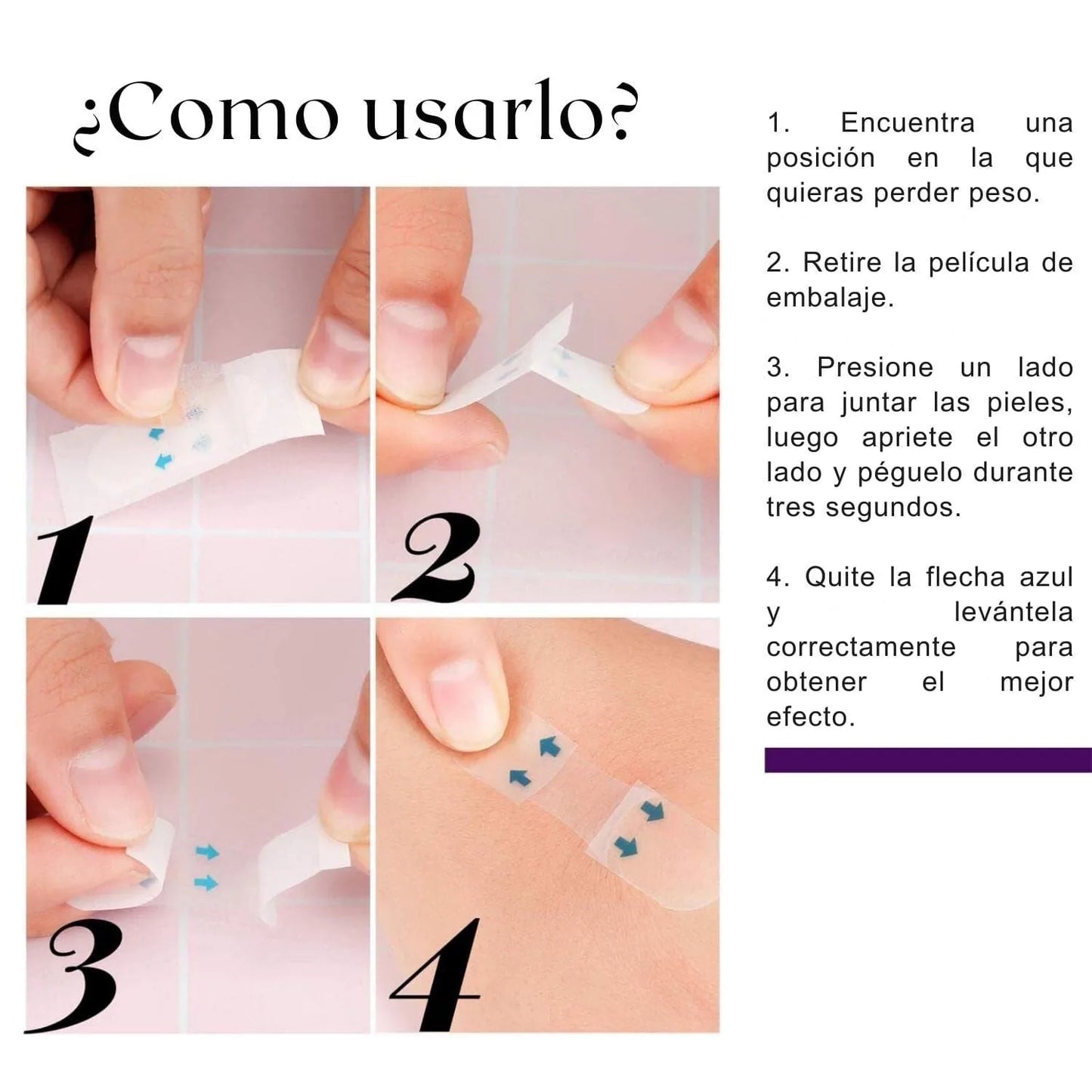 PACK 80 PARCHES LIFTING FACIAL PARA ARRUGAS, PAPADA