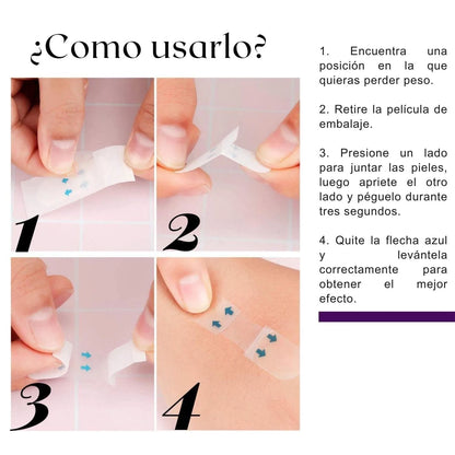 PACK 80 PARCHES LIFTING FACIAL PARA ARRUGAS, PAPADA
